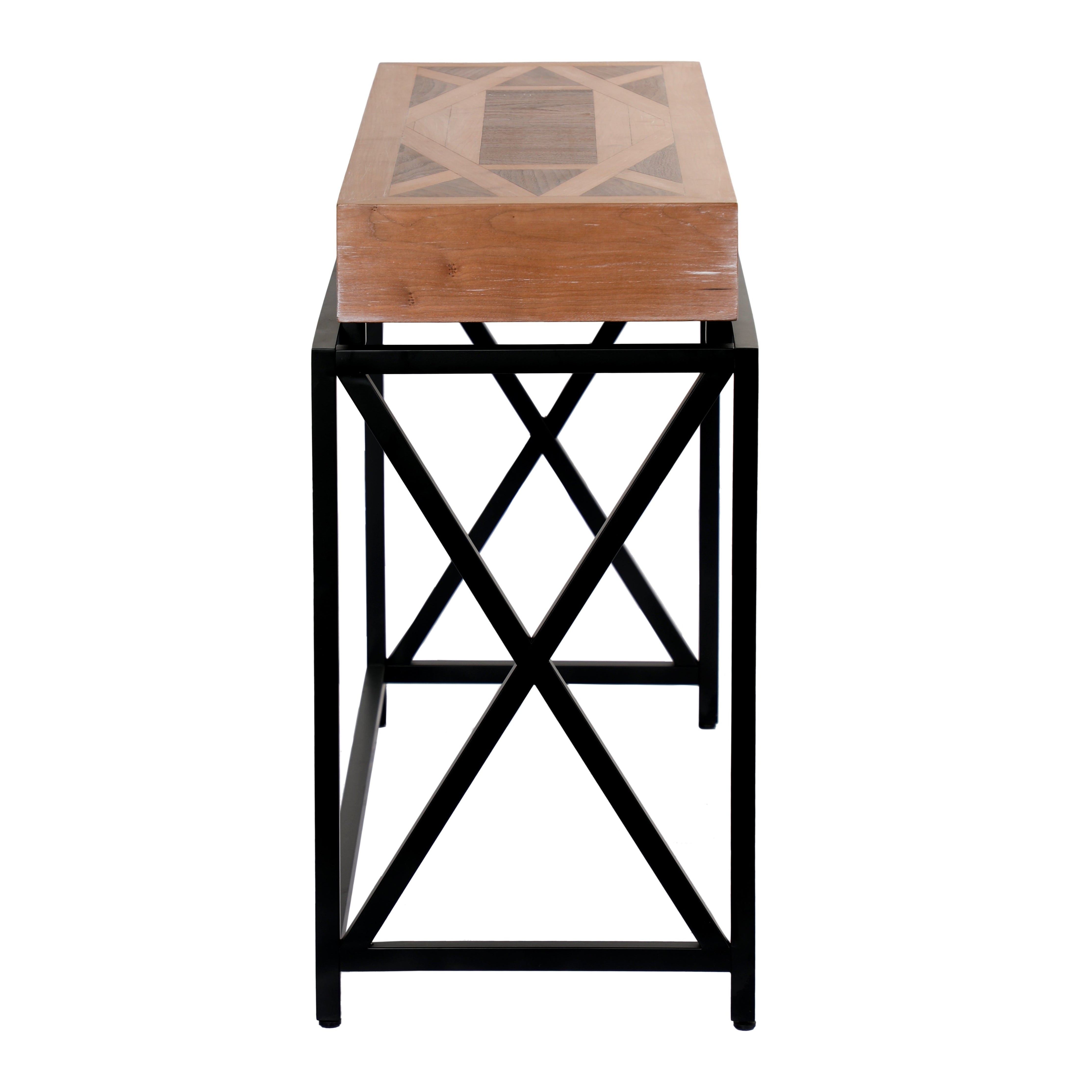 Box Console Metal & Wood