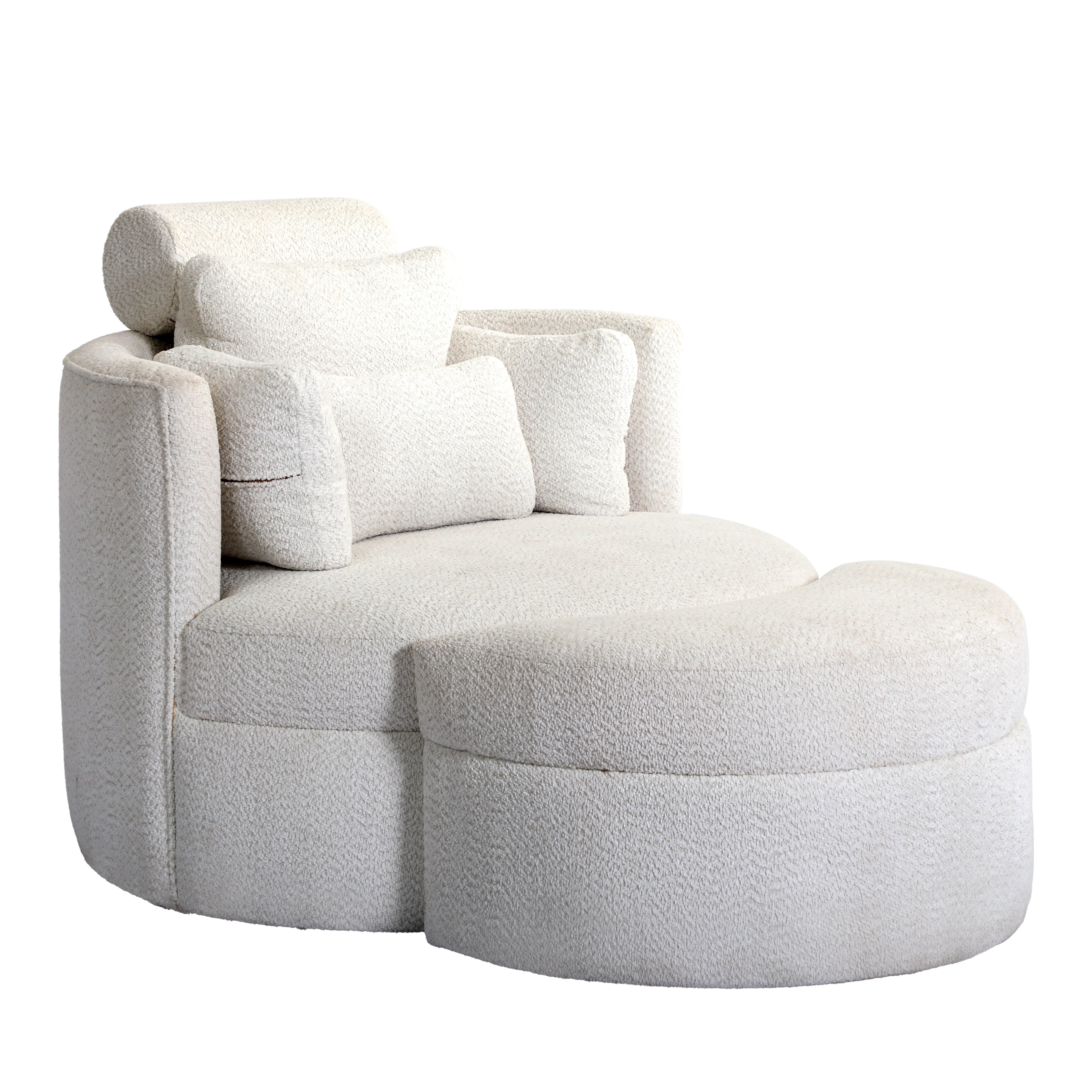Curved Futon Chair with Banquet