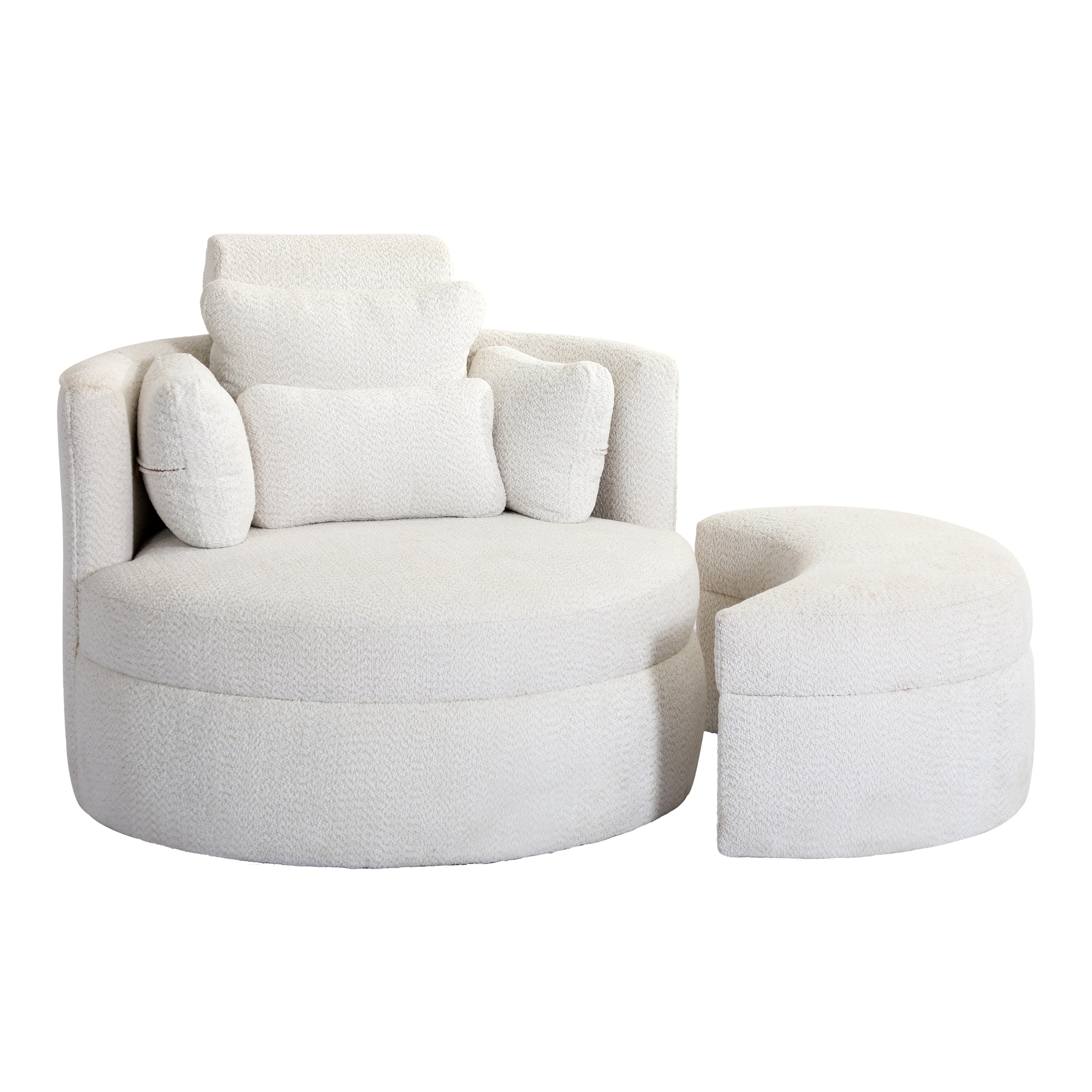 Curved Futon Chair with Banquet